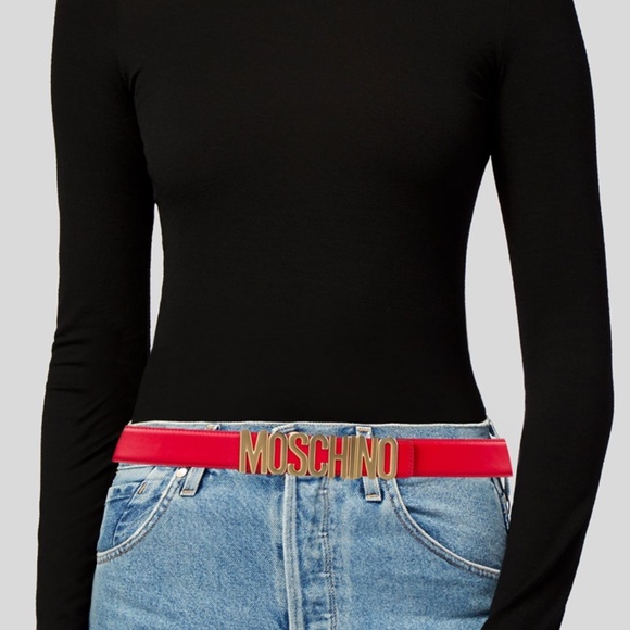 Moschino Couture Leather Belt Kit with Tags Size 38 main image 4